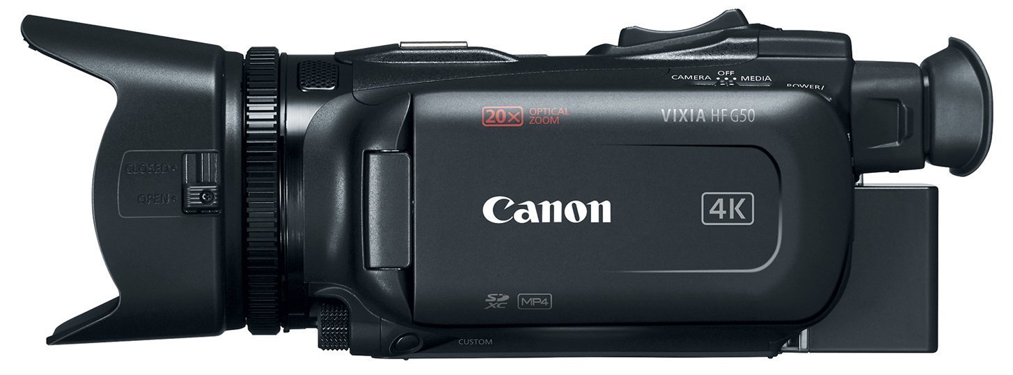 Canon lanza tres nuevas videocámaras la HF G50 con resolución 4K, y